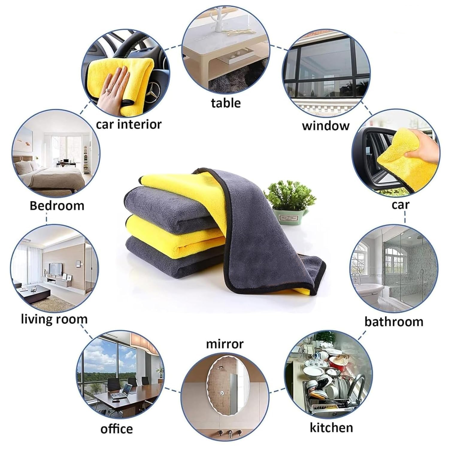 Floor Cleaning Microfiber Towel Floor Cleaning Microfiber Towel